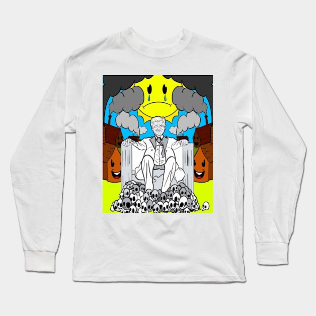 The future looks bleak. Long Sleeve T-Shirt by larsbeelzebubart